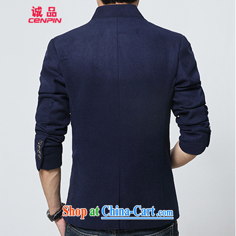 (Autumn and the new stylish lounge smock men's jacket that suits the 1628 blue XL, (CENPIN), shopping on the Internet