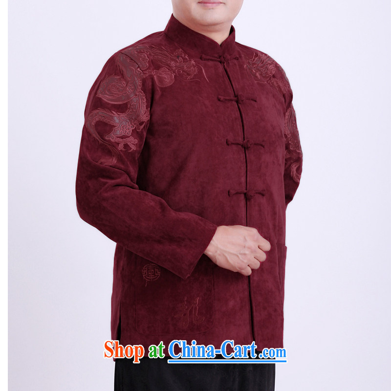 The Dili Shi Kai Men Tang replace Spring and Autumn and new men Tang jackets, older men with short T-shirt 13,130 190 red T-shirt, in Dili, Mr Rafael Hui, Kai, and shopping on the Internet