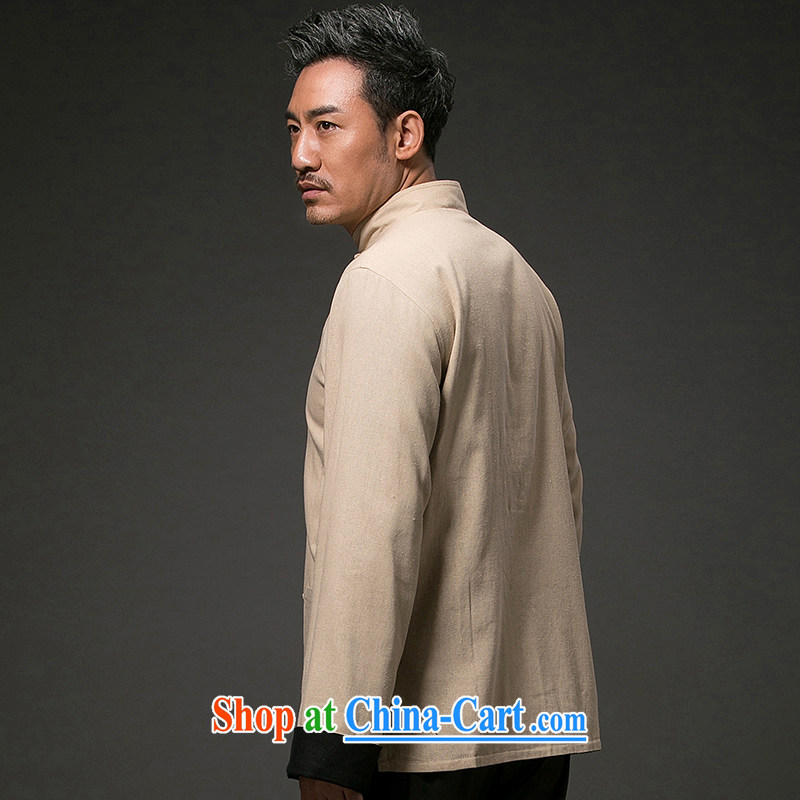 Internationally renowned Chinese style retro men's Chinese Chinese men and Han-cultivating Long-Sleeve is detained Generalissimo duplex wear clothing and red 4 L, internationally renowned (CHIYU), shopping on the Internet