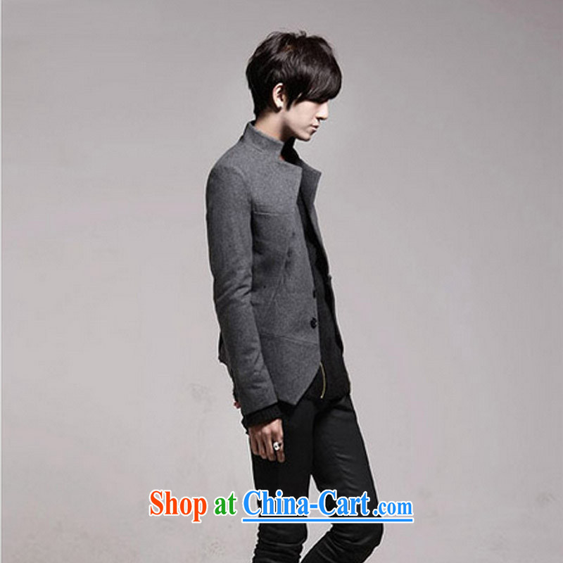 Dan Jie Shi 2014 spring New Men's leisure cultivating small suit and smock jacket suit Male small business suit men's jackets gross GL what Gray XXL, Dan Jie Shi (DAN JIE SHI), online shopping