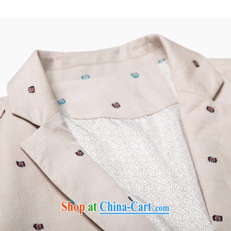 Internationally renowned Chinese clothing spring loaded men's suits cultivating young fashionable men's jackets suits new products for wide leisure dot 10 m White 3XL, internationally renowned (chiyu), shopping on the Internet