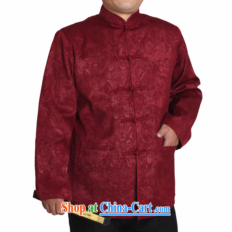 Adam's 2015 elderly men and Tang with autumn and winter, older men and long-sleeved Tang jackets men's national costumes and quilted Tang Replace T T 1155 1155/brown this small concept, it is recommended that a large number, old Adam, shopping on the Inte