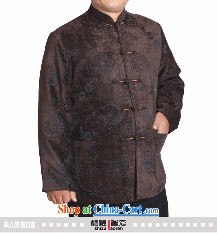 Adam 15 elderly fall and winter, older male and Tang jackets jacquard hi field standard Chinese clothing T T 9823 9823 brown this small concept, it is recommended that a large number pictures, price, brand platters! Elections are good character, the national distribution, so why buy now enjoy more preferential! Health