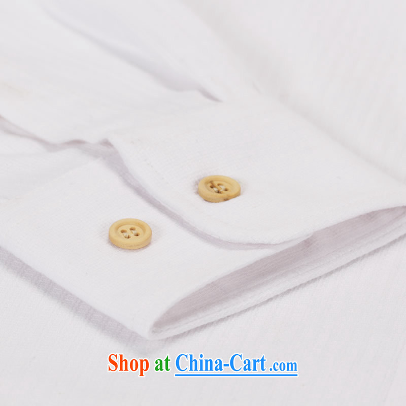 Products New Products classical Chinese style cotton Ma Man Tang with long-sleeved shirt T Chinese thin Han-gown of Nepal serving white 180, each purchase, shopping on the Internet