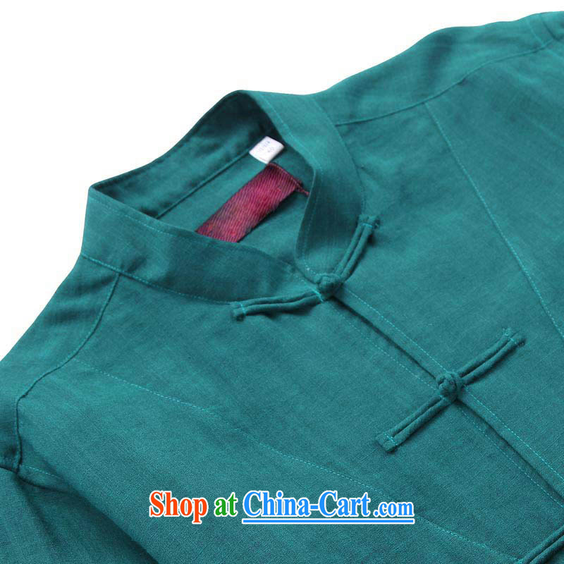 Products New Products retro China wind long-sleeved sweater men's cotton leprosy is still Chinese Tang is male, in the cynosure serving green 185, each purchase, and shopping on the Internet