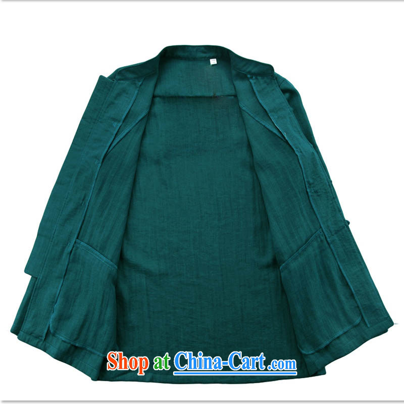 Products New Products retro China wind long-sleeved sweater men's cotton leprosy is still Chinese Tang is male, in the cynosure serving green 185, each purchase, and shopping on the Internet