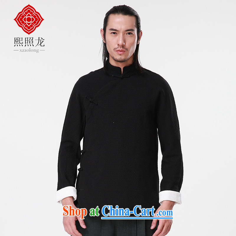 Hee-snapshot Dragon Chinese wind men Tang jackets cotton the Chinese, for the charge-back jacket T-shirt autumn and winter, new wine red S, Hee-snapshot lung (XZAOLONG), online shopping